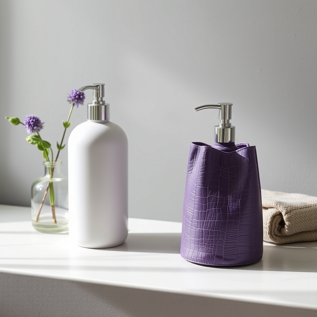 #sac en cuir MUSSET violet grain naturel