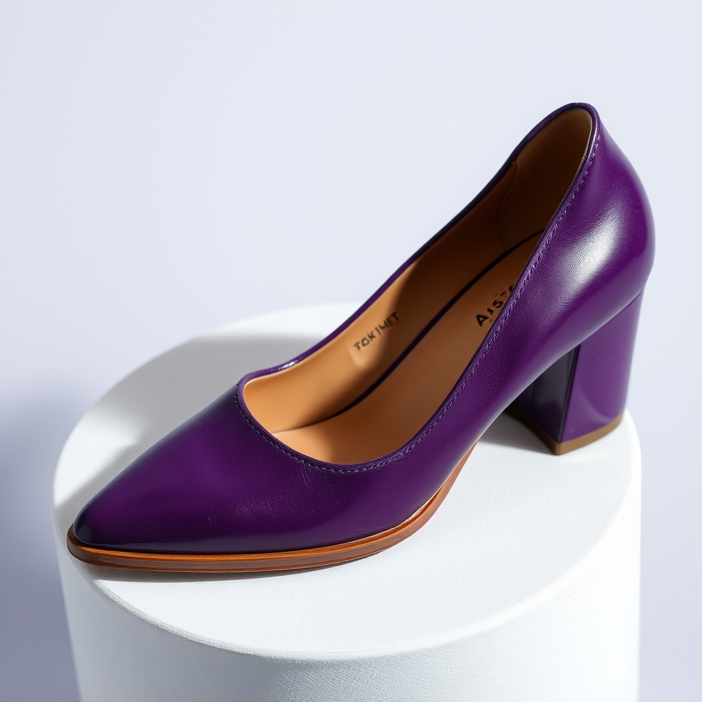 #sac en cuir MUSSET violet grain naturel